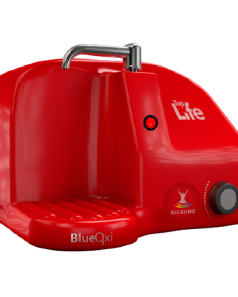 Purificador Blue Oxi Água Natural Alcalina E Ozonizada 127v Vermelho